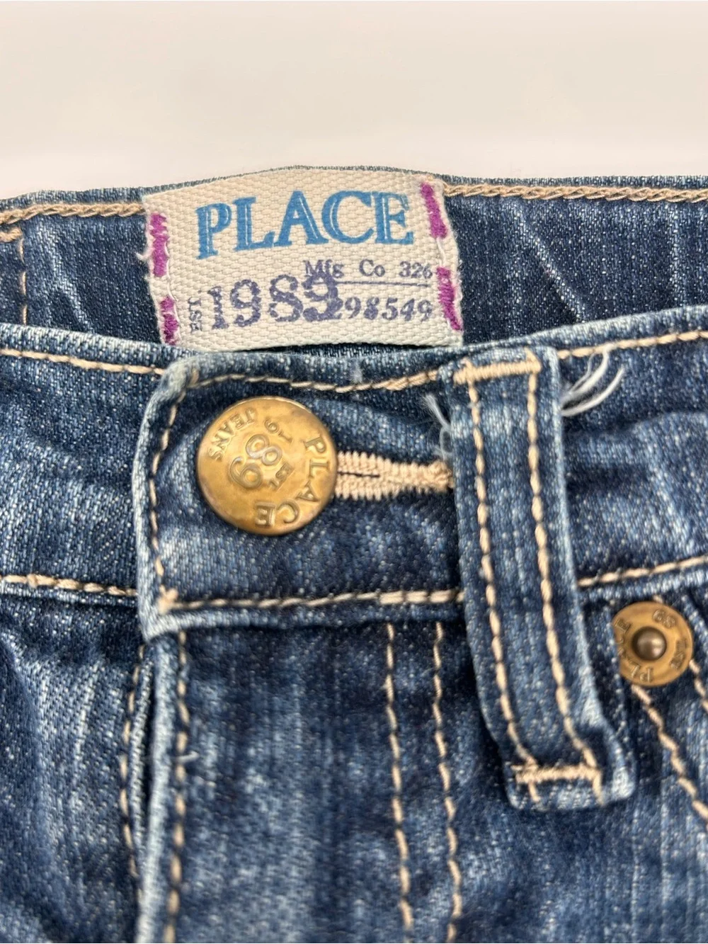 The Children's Place Girls' Blue Stretch Denim Jeans Size 5